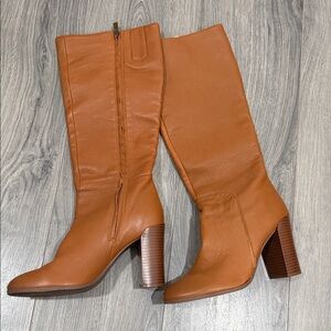 Kenneth Cole Tan Heeled Boots